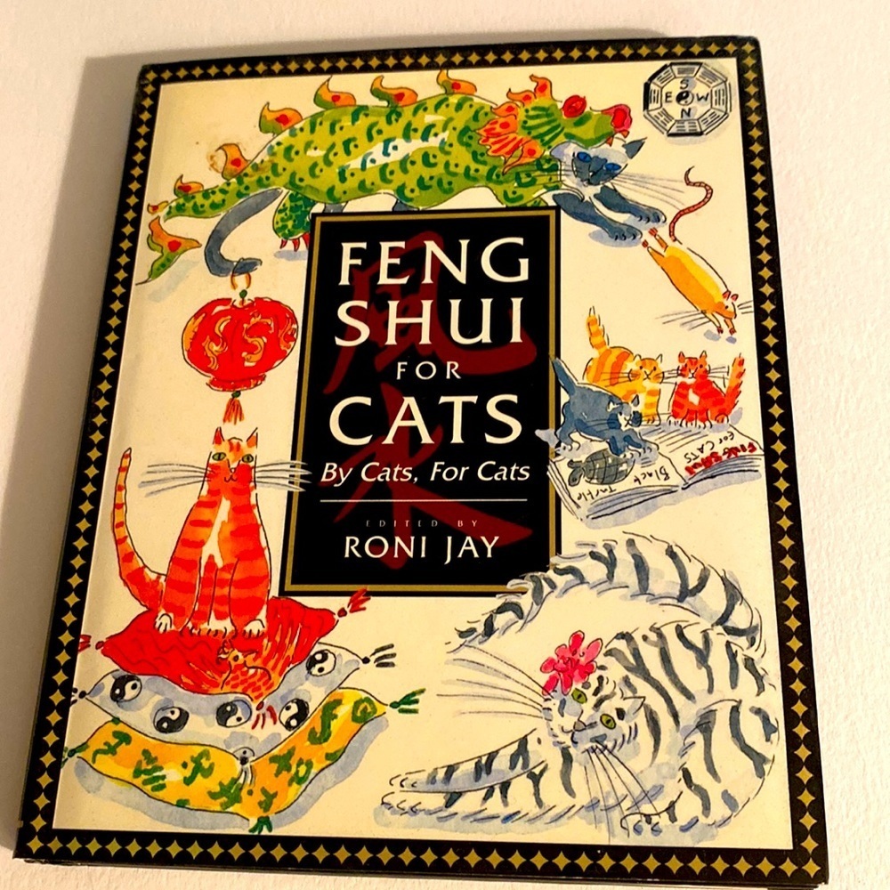 FENG SHUI FOR CATS by RONI JAY - Novelty Book GUC